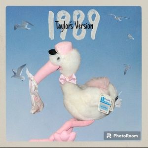 Vintage 1989  Heritage Collection Its A Girl Pink Stork Stuffed Plush W Tags